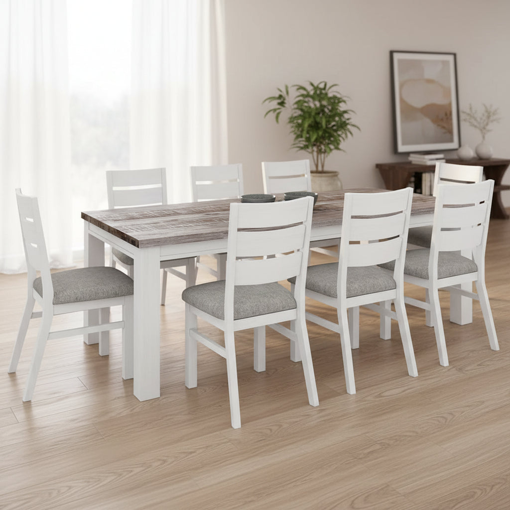 Horizon 9pc Dining Table Chair Set